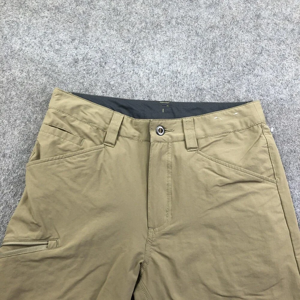 Patagonia Shorts Mens 30 Beige Microfiber 10 Inch Hiking Quick Dry Pockets - Picture 4 of 10